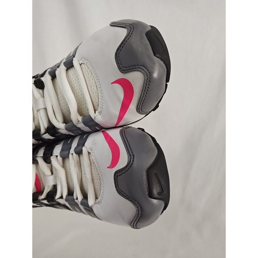 Nike Shox 639657-104 Hot Pink Running Women's 8.5 Shoes White Black 2015 - Picture 11 of 13